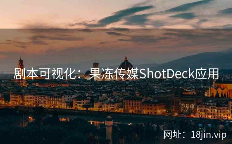 剧本可视化：果冻传媒ShotDeck应用